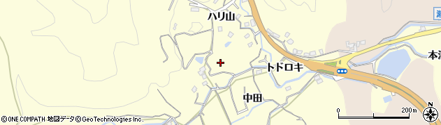 徳島県鳴門市北灘町櫛木（モモノキ）周辺の地図