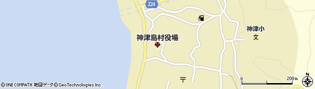 東京都神津島村周辺の地図