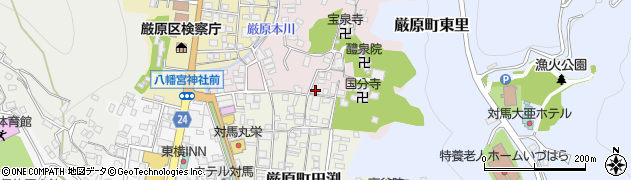 長崎県対馬市厳原町天道茂483周辺の地図