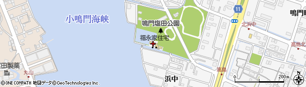 福永家住宅周辺の地図