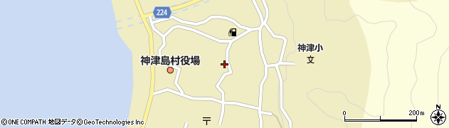 東京都神津島村895周辺の地図