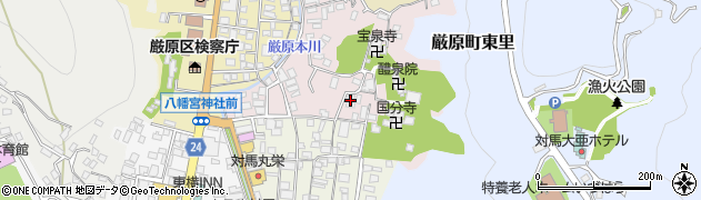 長崎県対馬市厳原町天道茂485周辺の地図