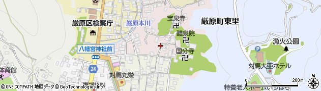 長崎県対馬市厳原町天道茂498周辺の地図