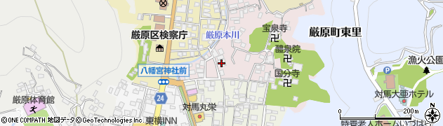 長崎県対馬市厳原町天道茂519周辺の地図