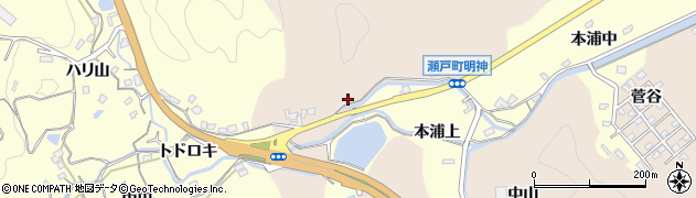 徳島県鳴門市瀬戸町明神（張）周辺の地図