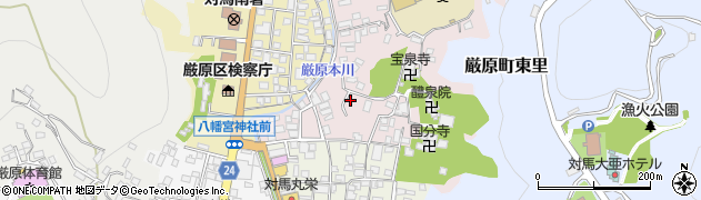 長崎県対馬市厳原町天道茂508周辺の地図