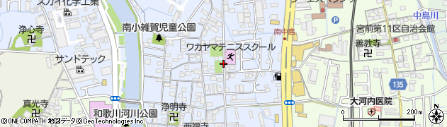 和歌山県和歌山市小雑賀周辺の地図