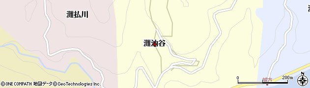 兵庫県南あわじ市灘油谷周辺の地図