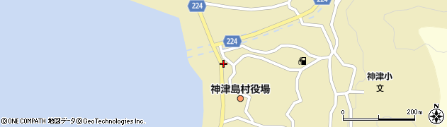 東京都神津島村668周辺の地図