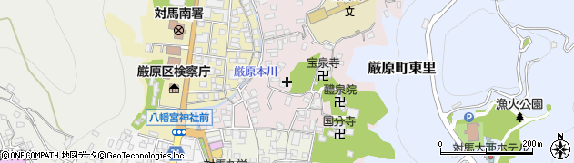 長崎県対馬市厳原町天道茂424周辺の地図
