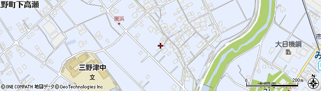 香川県三豊市三野町下高瀬637周辺の地図