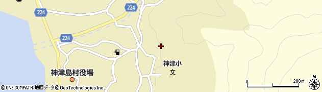 東京都神津島村724周辺の地図