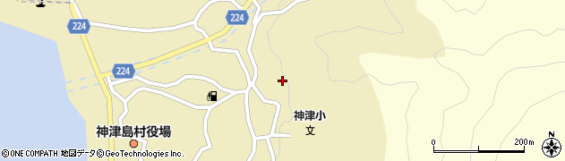 東京都神津島村722周辺の地図