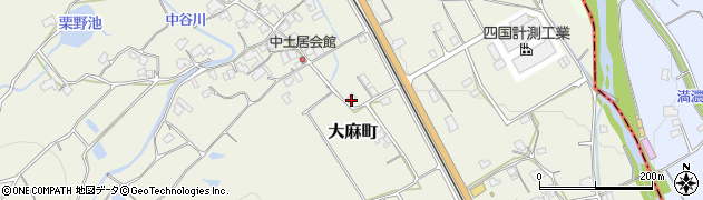 香川県善通寺市大麻町815周辺の地図