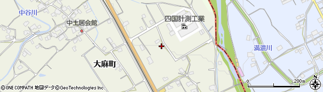 香川県善通寺市大麻町756周辺の地図