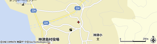 東京都神津島村640周辺の地図