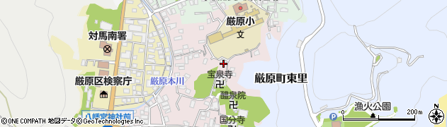 長崎県対馬市厳原町天道茂434周辺の地図