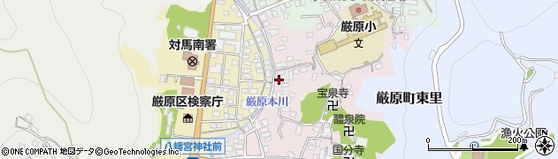 長崎県対馬市厳原町天道茂409周辺の地図