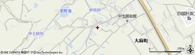 香川県善通寺市大麻町1095周辺の地図