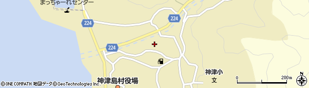東京都神津島村607周辺の地図