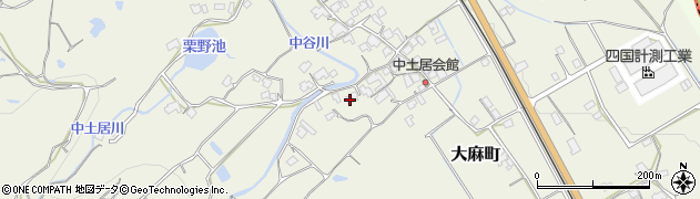 香川県善通寺市大麻町1101周辺の地図