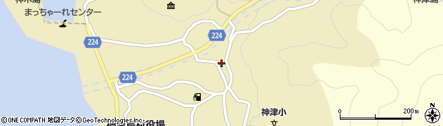 東京都神津島村612周辺の地図