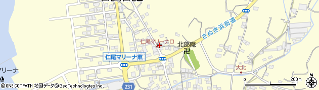香川県三豊市仁尾町仁尾己473周辺の地図