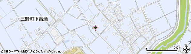 香川県三豊市三野町下高瀬1563周辺の地図
