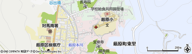 長崎県対馬市厳原町天道茂437周辺の地図