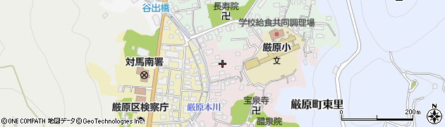 長崎県対馬市厳原町天道茂395周辺の地図