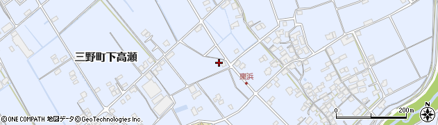 香川県三豊市三野町下高瀬1554周辺の地図
