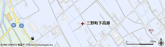 香川県三豊市三野町下高瀬1145周辺の地図