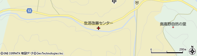 奈良県吉野郡野迫川村中352周辺の地図