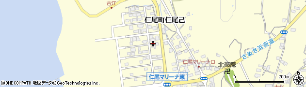 香川県三豊市仁尾町仁尾己1392周辺の地図
