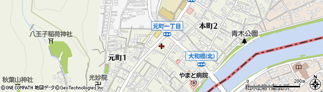 大竹本町郵便局周辺の地図