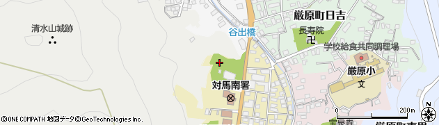 長崎県対馬市厳原町中村周辺の地図