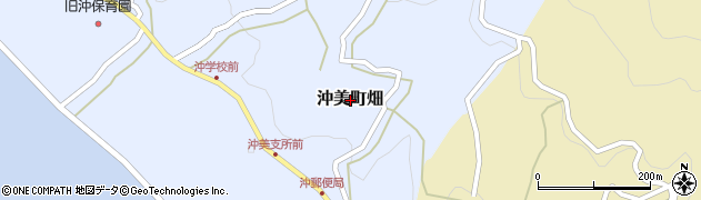 広島県江田島市沖美町畑周辺の地図