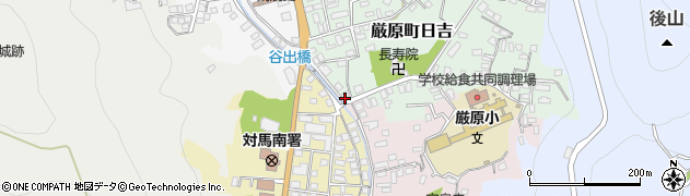 長崎県対馬市厳原町日吉305周辺の地図