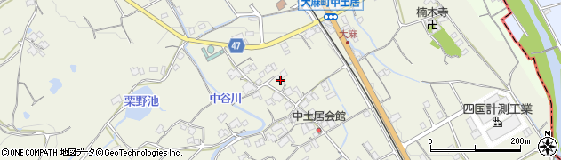 香川県善通寺市大麻町1145周辺の地図