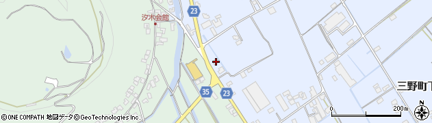 香川県三豊市三野町下高瀬1255周辺の地図