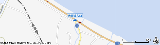 坂元東周辺の地図