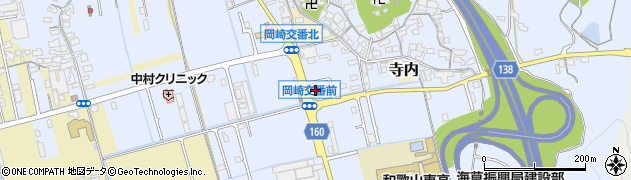 ＥＮＥＯＳ和歌山岡崎ＳＳ周辺の地図