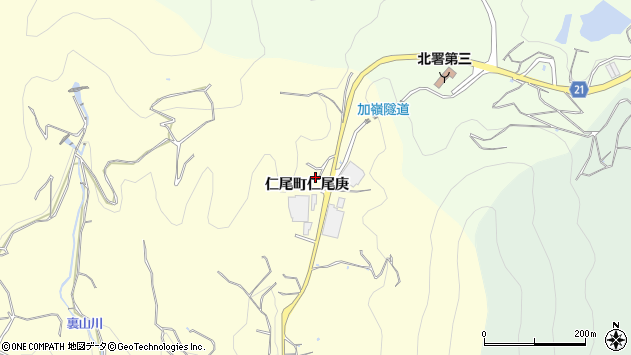 〒769-1405 香川県三豊市仁尾町仁尾庚の地図