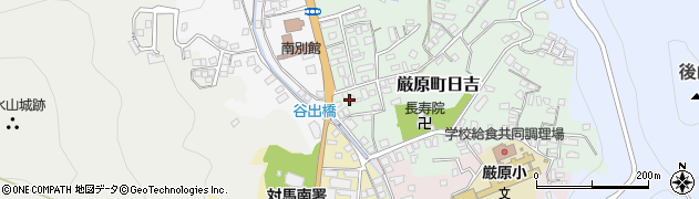 長崎森林管理署厳原上級森林事務所周辺の地図