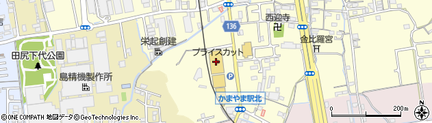 プライスカット神前店周辺の地図