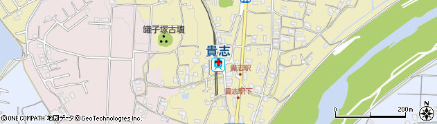 和歌山県紀の川市周辺の地図