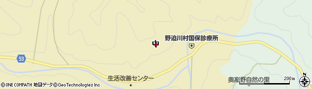奈良県吉野郡野迫川村中周辺の地図