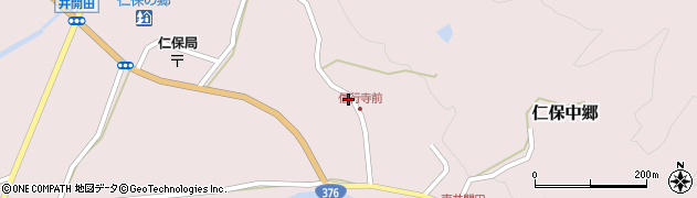 山口県山口市仁保中郷1102周辺の地図