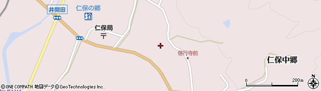 山口県山口市仁保中郷1105周辺の地図