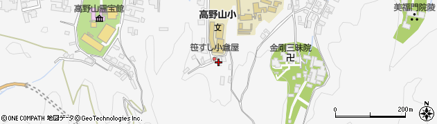 和歌山県伊都郡高野町高野山73周辺の地図